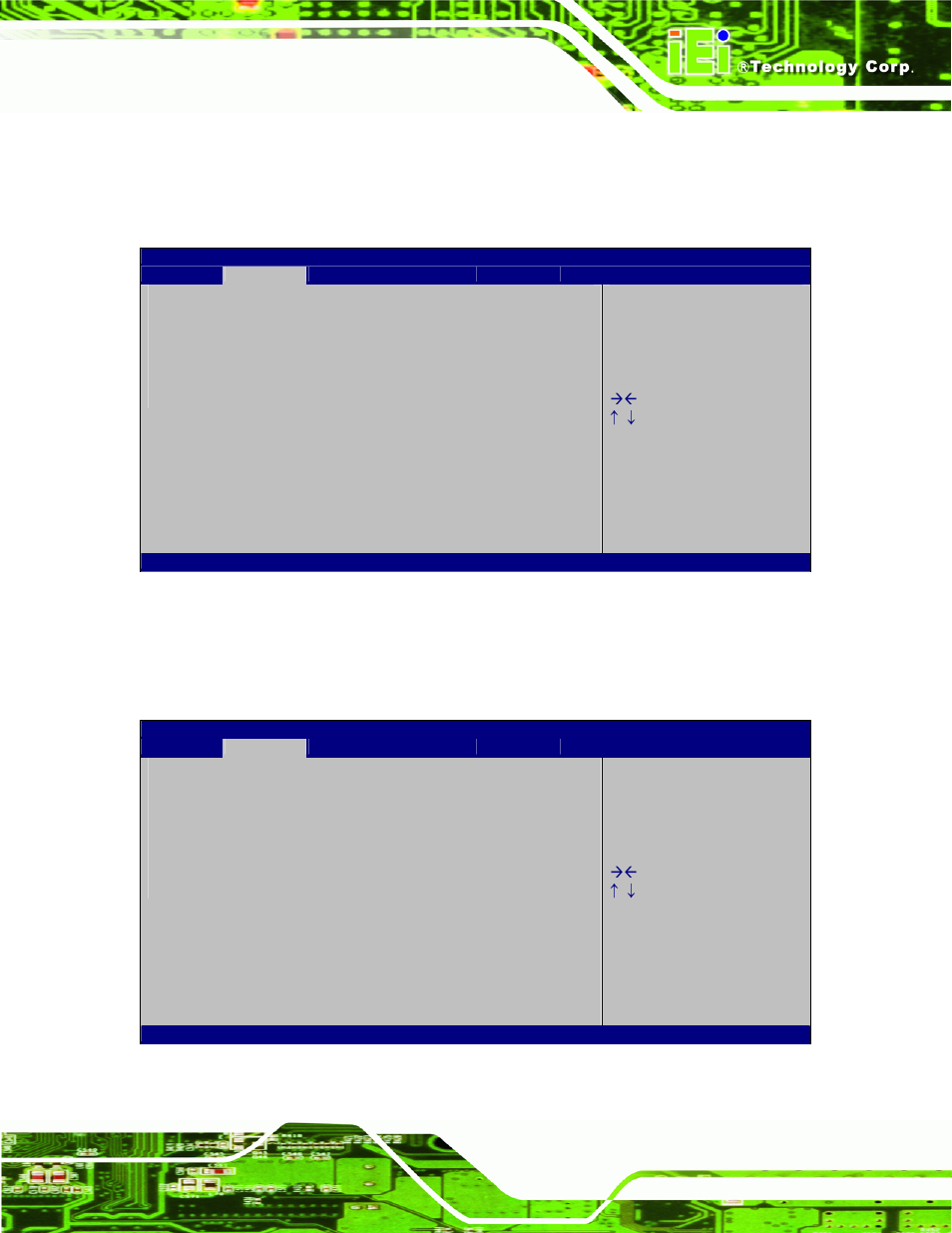 8 super io configuration, 1 serial port n configuration, Bios menu 10: super io configuration | Bios menu 11: serial port n configuration menu | IEI Integration ICE-CV-D25501_N26001 User Manual | Page 59 / 150