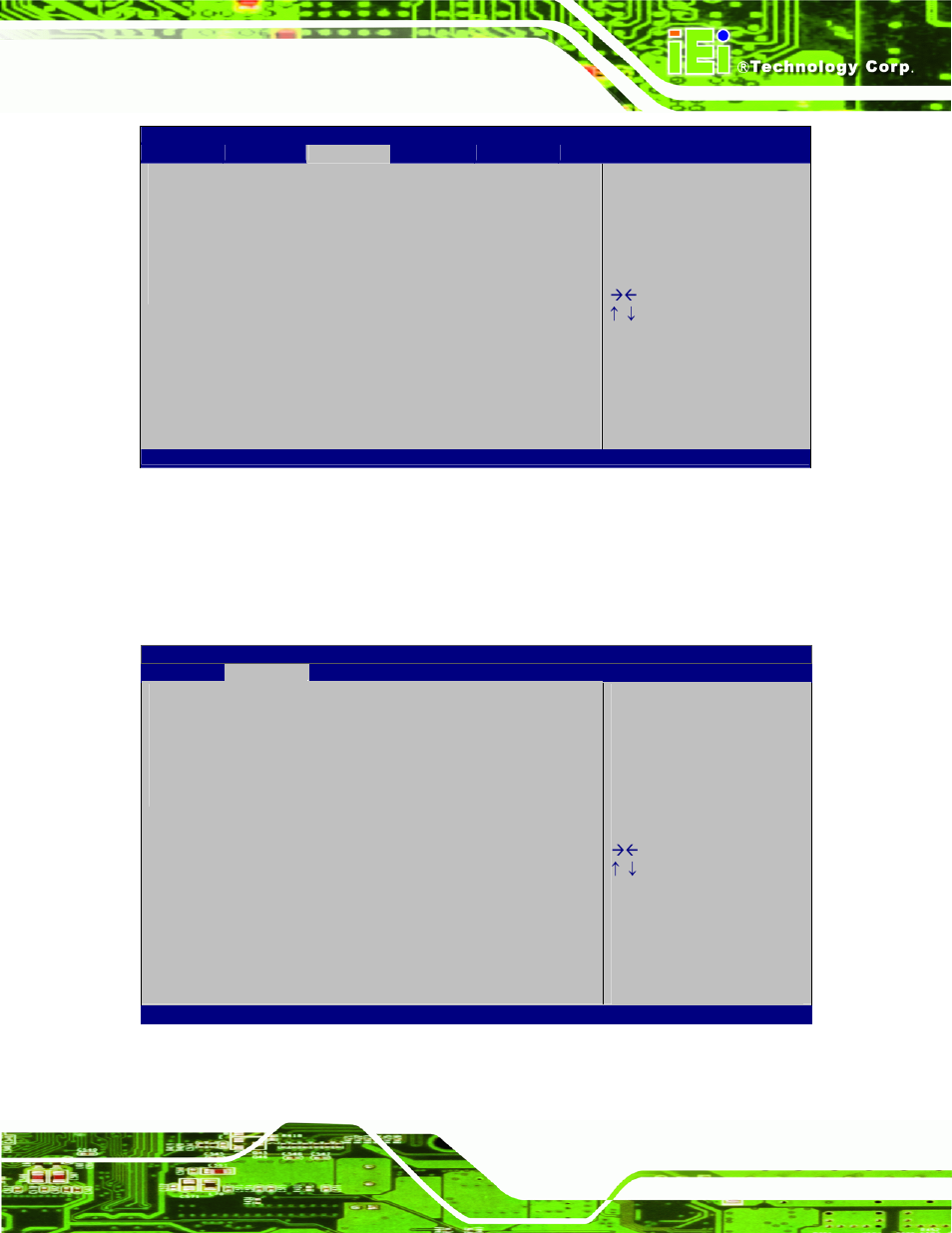 1 intel igd configuration, Bios menu 17: host bridge configuration, Bios menu 18: intel igd configuration | IEI Integration ICE-CV-D25501_N26001 User Manual | Page 69 / 150