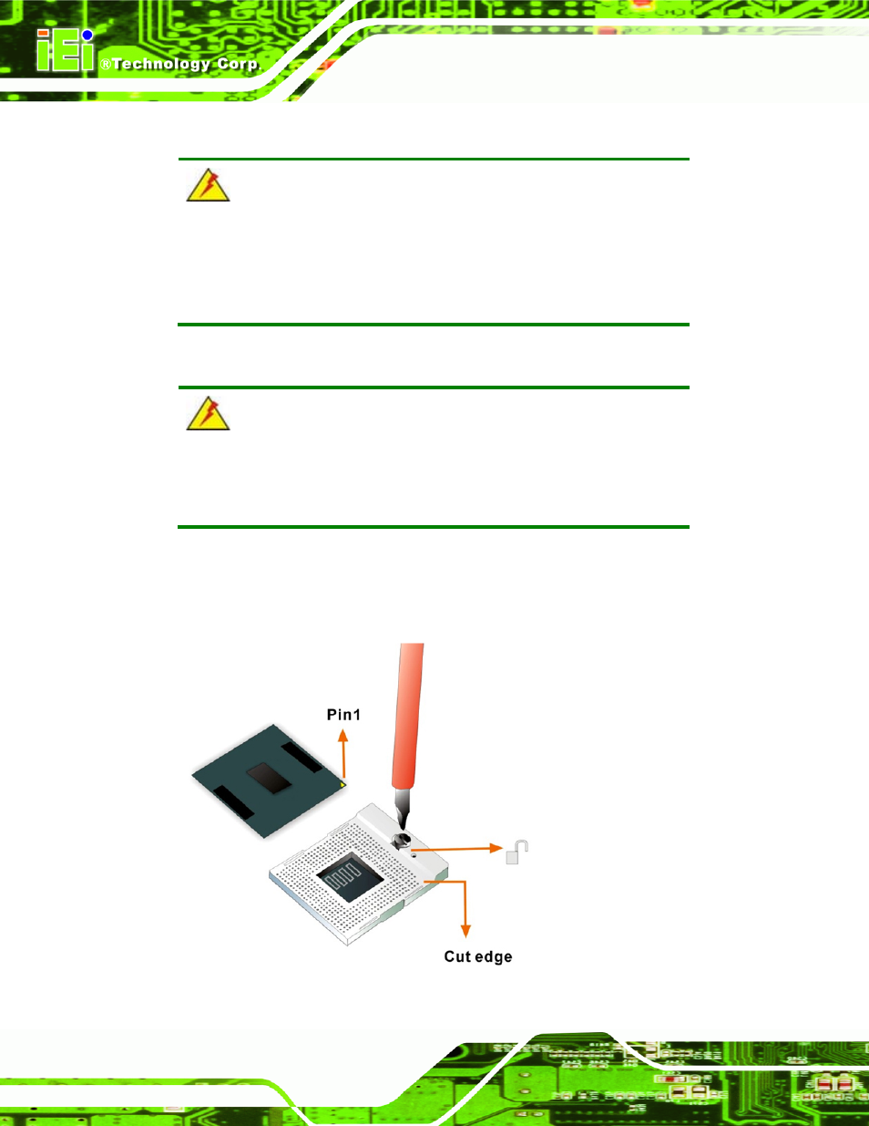 3 socket g2 cpu installation, Ocket, Nstallation | Figure 4-1: unlock cpu socket retention screw | IEI Integration ICE-QM770 User Manual | Page 42 / 168