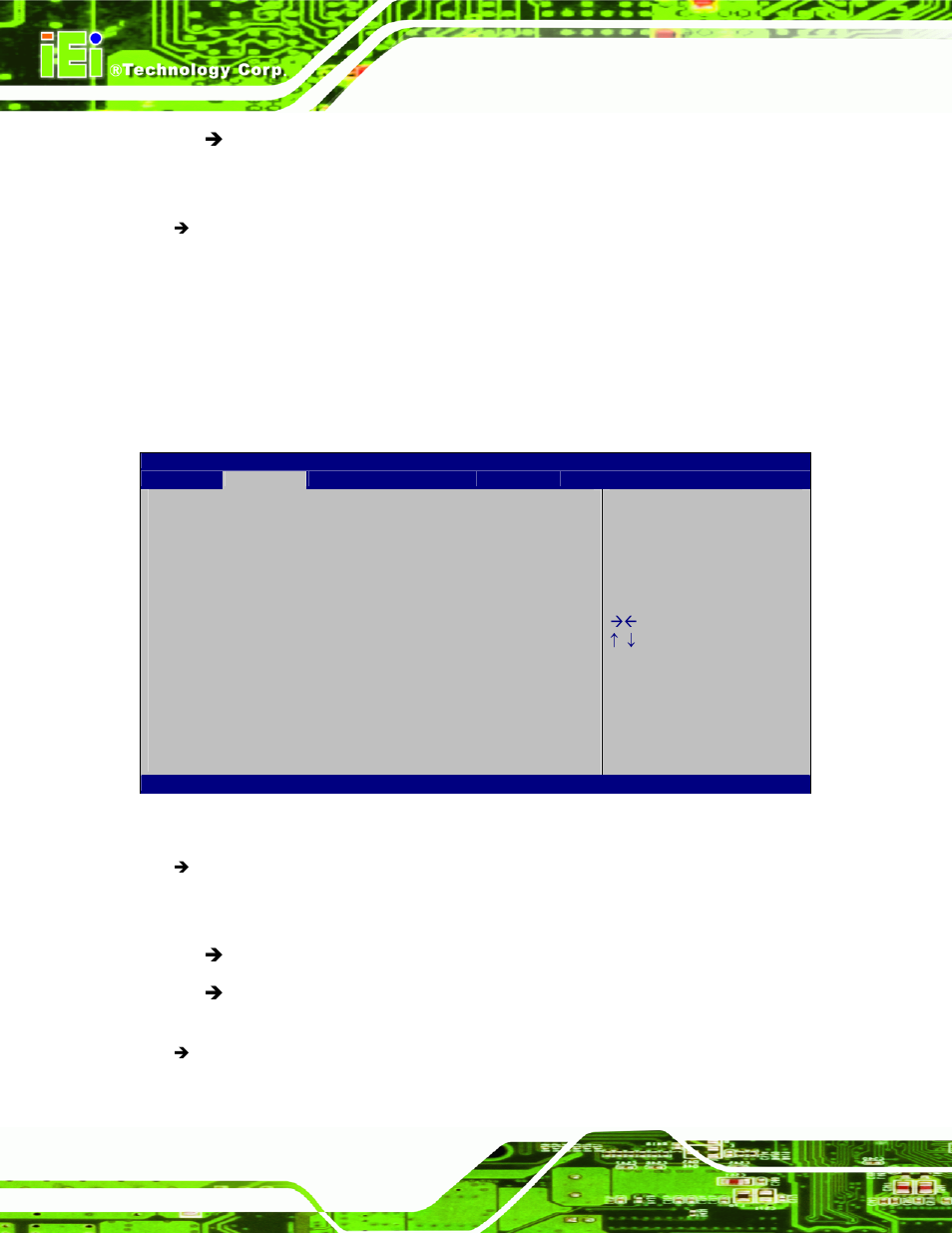 13 serial port console redirection, Bios menu 18: serial port console redirection | IEI Integration ICE-QM770 User Manual | Page 72 / 168