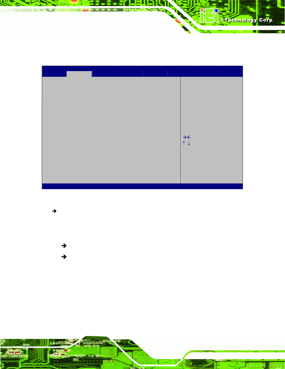 14 iei feature, Bios menu 19: iei feature | IEI Integration ICE-QM770 User Manual | Page 75 / 168