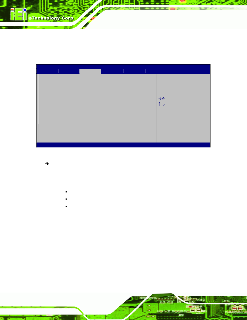 1 pci express configuration, Bios menu 22: pci express configuration | IEI Integration ICE-QM770 User Manual | Page 78 / 168