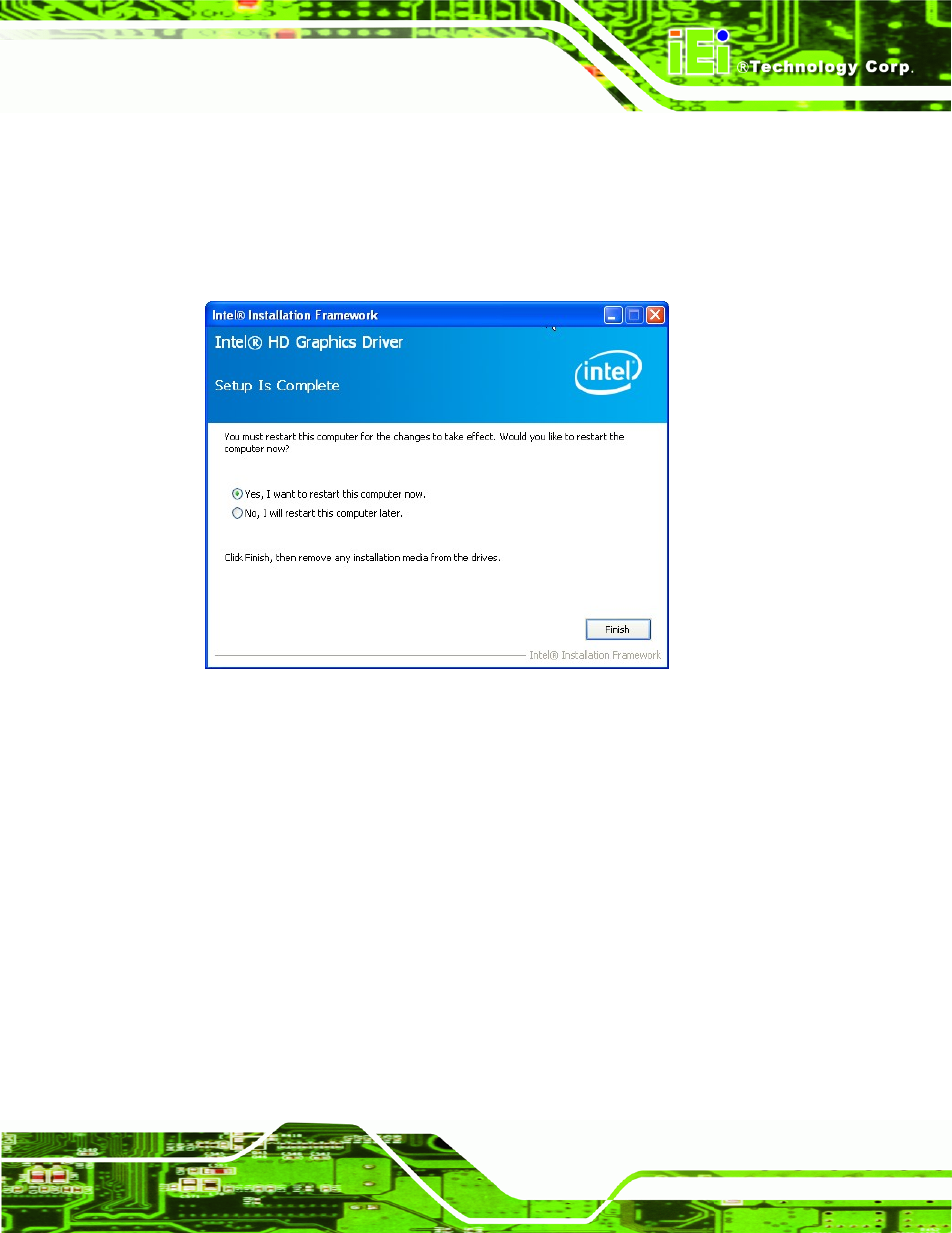 5 lan driver installation, River, Nstallation | IEI Integration ICE-QM770 User Manual | Page 97 / 168