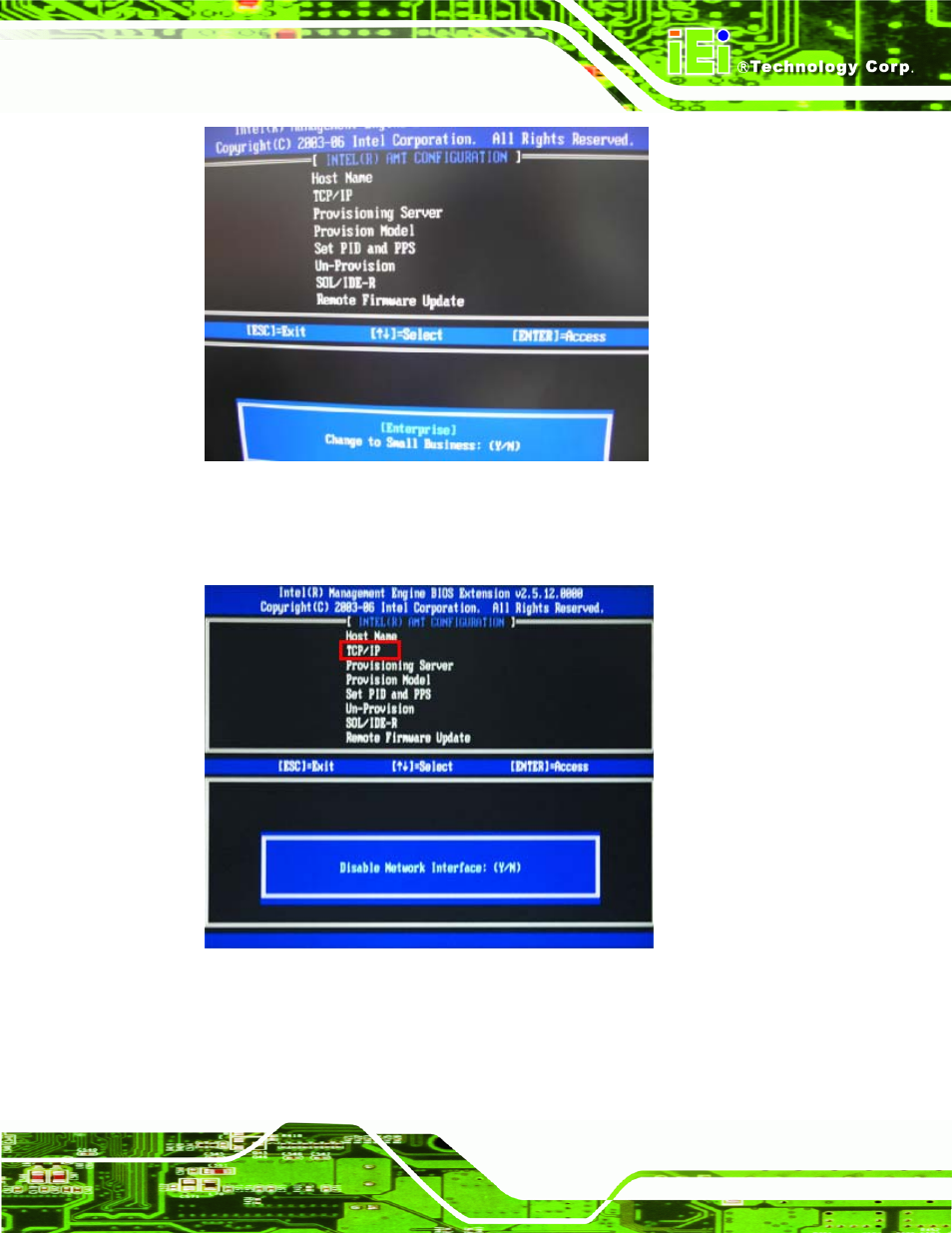 Figure c-8: enterprise, Figure c-9: enable network interface | IEI Integration ICE-QM871 User Manual | Page 158 / 172
