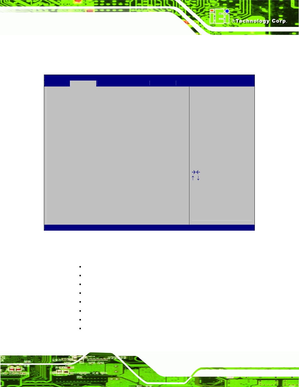 4 cpu configuration, Bios menu 6: cpu configuration | IEI Integration ICE-QM871 User Manual | Page 58 / 172