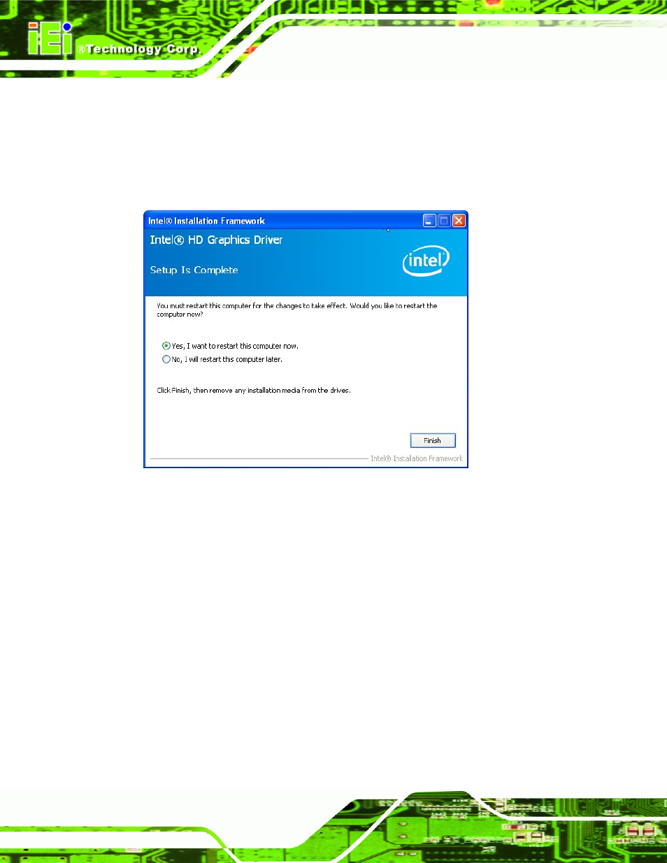 5 lan driver installation, River, Nstallation | IEI Integration ICE-QM871 User Manual | Page 95 / 172
