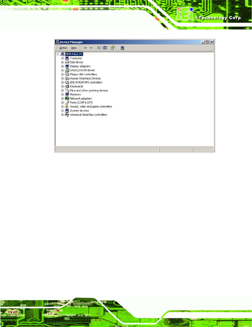 Figure 7-17: device manager list | IEI Integration IEM-LX v1.00 User Manual | Page 111 / 140