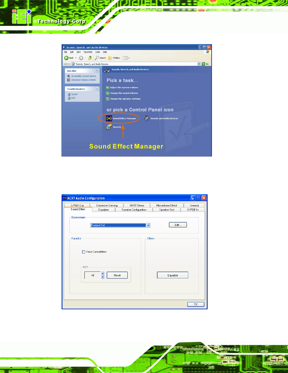 Figure d-4: sound effects manager (alc655) | IEI Integration IEM-LX v1.00 User Manual | Page 132 / 140