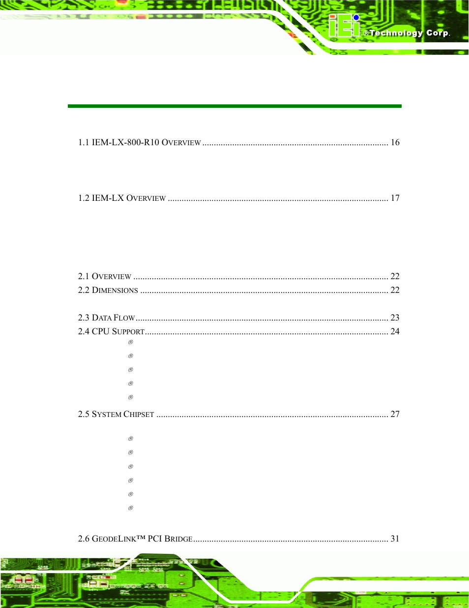 IEI Integration IEM-LX v1.00 User Manual | Page 5 / 140