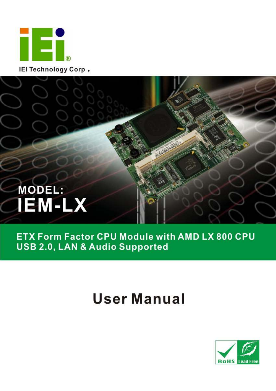 IEI Integration IEM-LX v1.10 User Manual | 152 pages