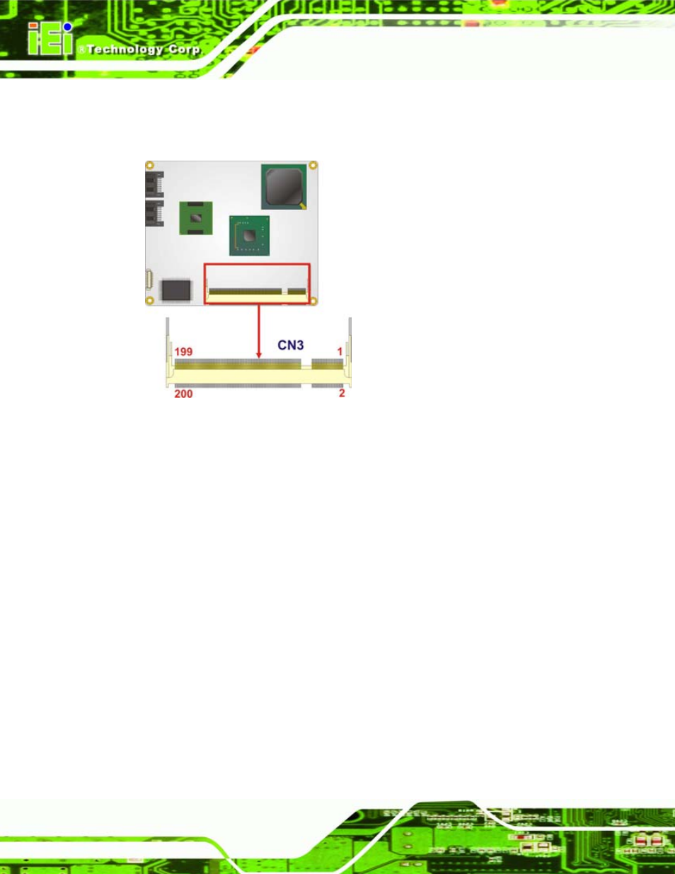 7 sdvo connector, Figure 4-8: so-dimm connector location | IEI Integration IEM-945GSE User Manual | Page 48 / 148
