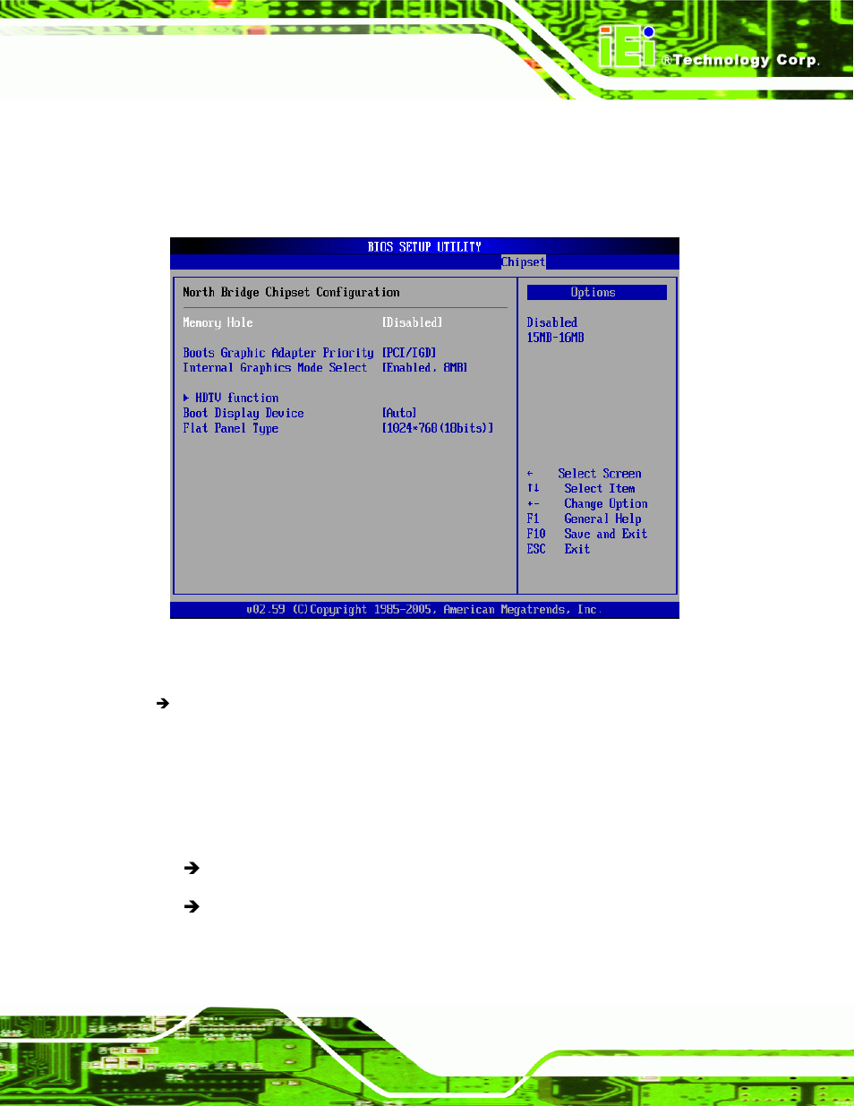 1 northbridge configuration | IEI Integration IEM-9452 User Manual | Page 109 / 172