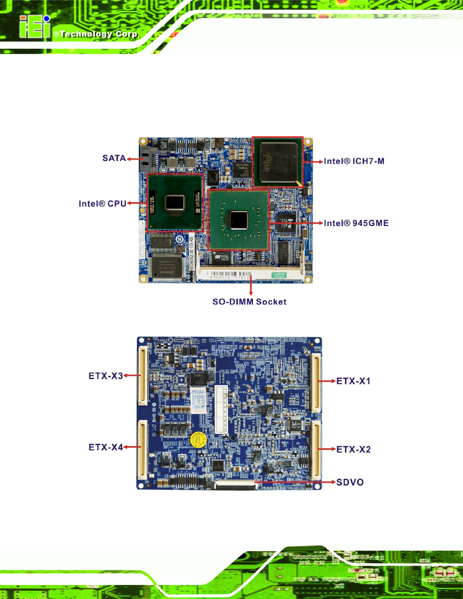 2 iem-9452 overview, Iem-9452, Verview | Figure 1-2: iem-9452 overview (front side), Figure 1-3: iem-9452 overview (reverse side) | IEI Integration IEM-9452 User Manual | Page 20 / 172