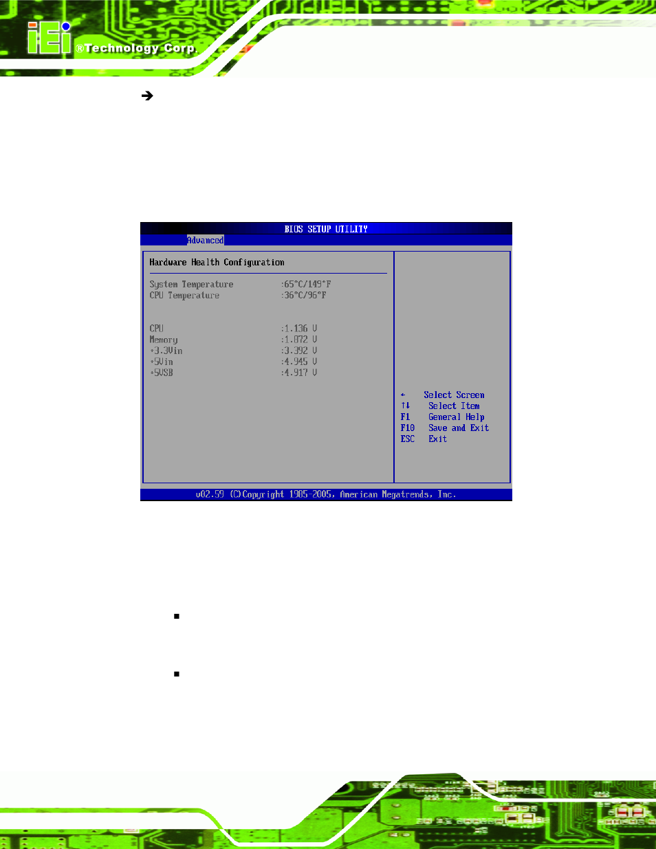 5 hardware health configuration | IEI Integration IEM-9452 User Manual | Page 86 / 172