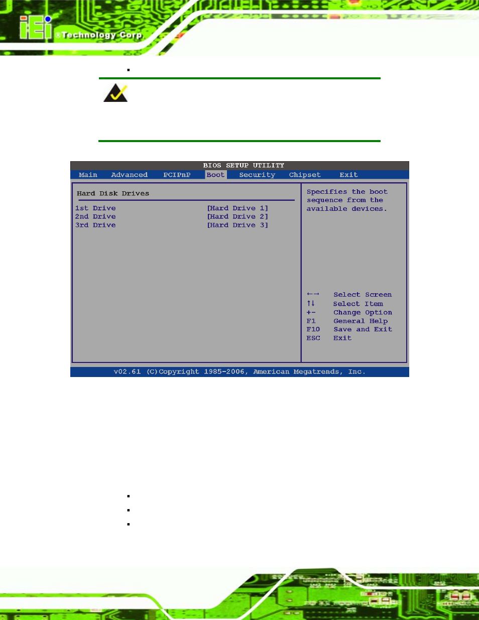 4 cd/dvd drives, Bios menu 17: hard disk drives | IEI Integration eKINO-945GSE v1.01 User Manual | Page 142 / 215