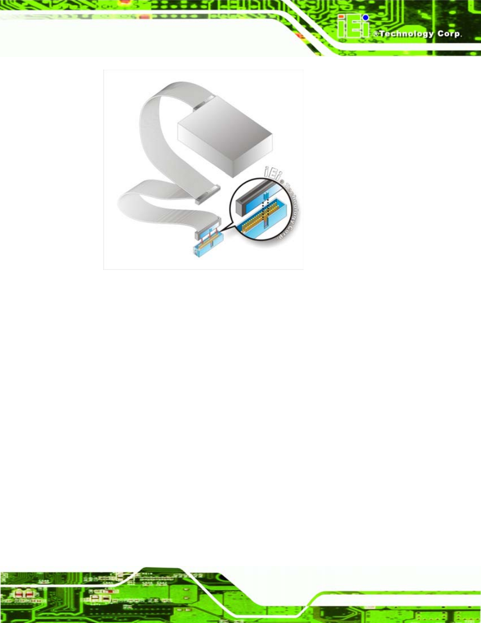 2 sata drive connection, Figure 5-5: ide cable connection | IEI Integration eKINO-945GSE v1.01 User Manual | Page 93 / 215