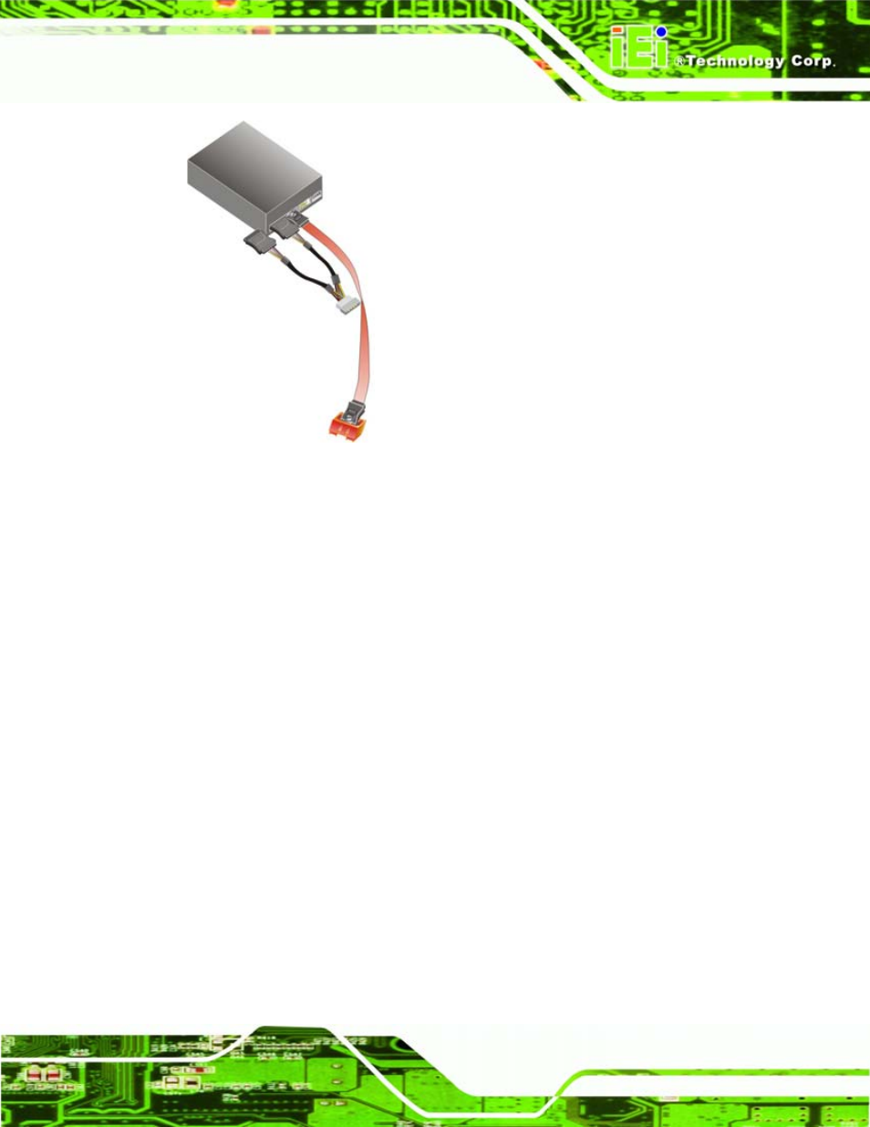 3 dual rs-232 cable with slot bracket, Figure 5-7: sata power drive connection | IEI Integration eKINO-945GSE v1.01 User Manual | Page 95 / 215