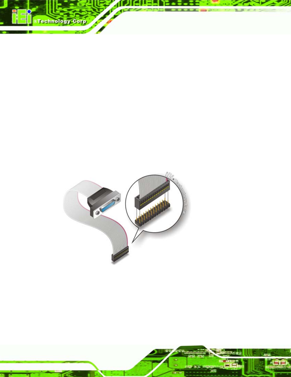 5 parallel port cable without bracket, Figure 5-10: lpt cable connection | IEI Integration eKINO-945GSE v1.01 User Manual | Page 98 / 215