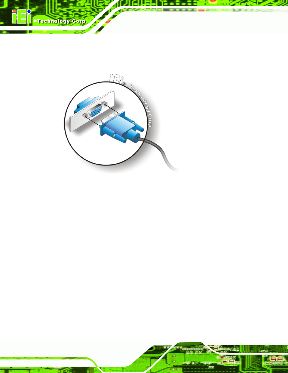 Figure 5-16: vga connector | IEI Integration eKINO-945GSE v1.12 User Manual | Page 104 / 215