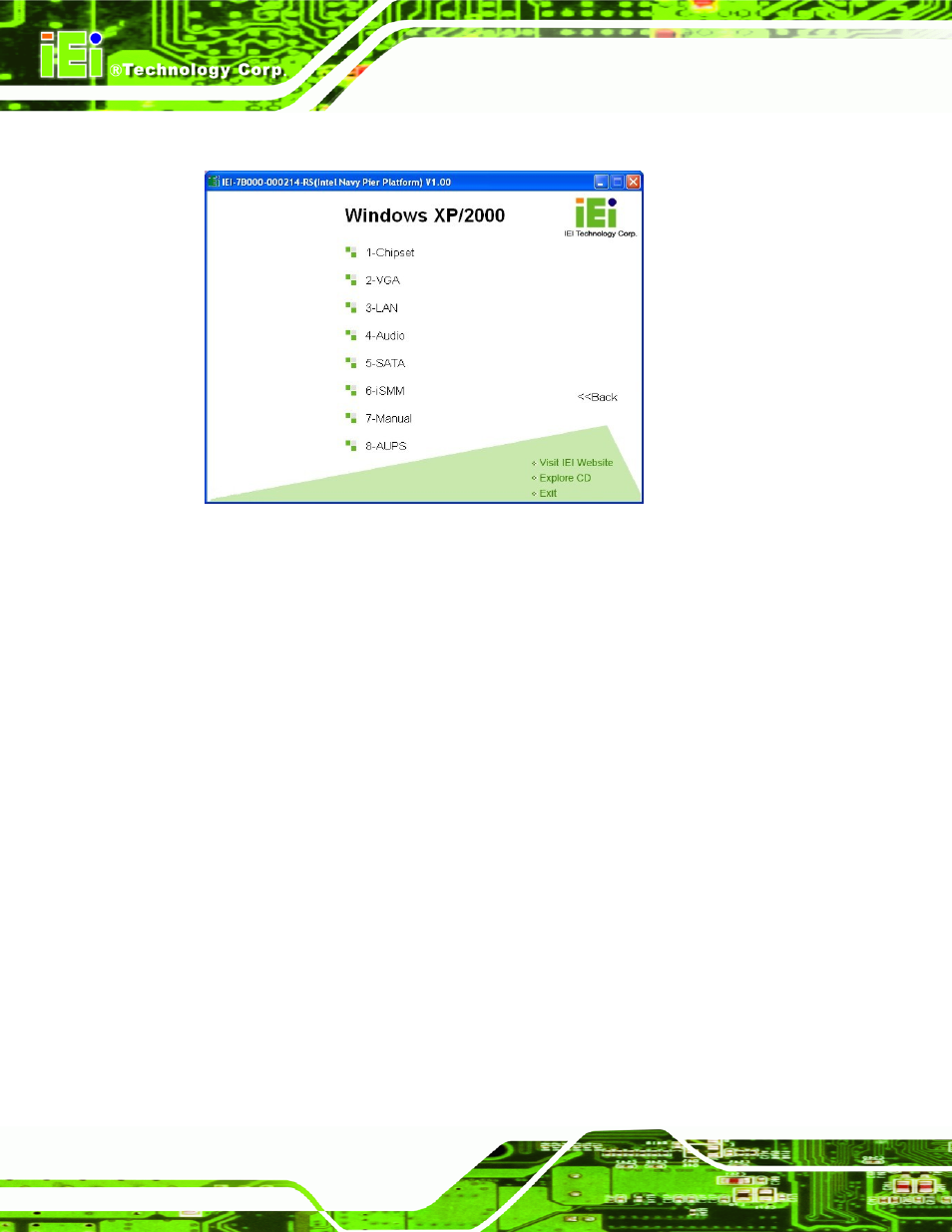 3 chipset driver installation, Hipset, River | Nstallation, Figure 7-3: drivers | IEI Integration eKINO-945GSE v1.12 User Manual | Page 158 / 215
