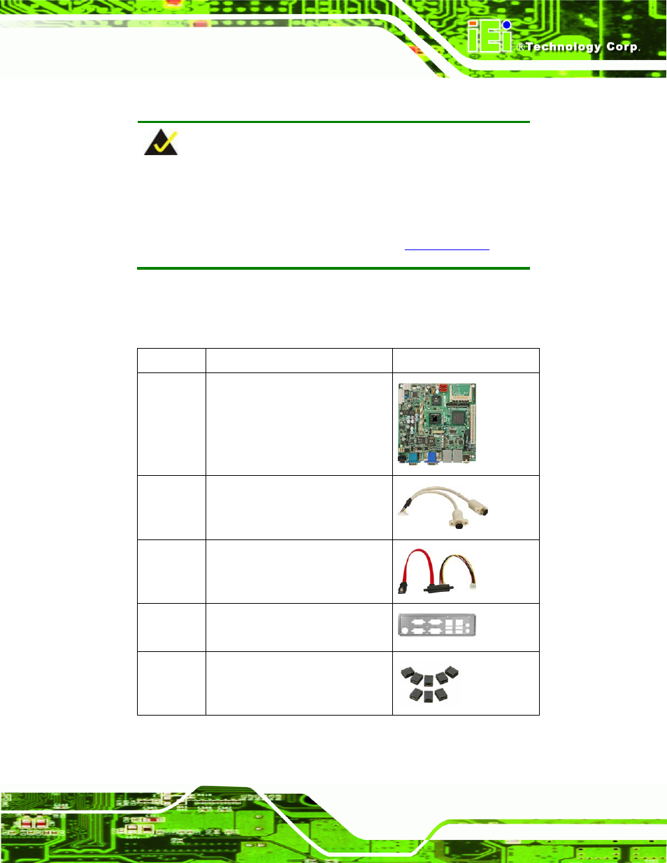 3 unpacking checklist, 1 package contents, Npacking | Hecklist | IEI Integration eKINO-945GSE v1.12 User Manual | Page 43 / 215