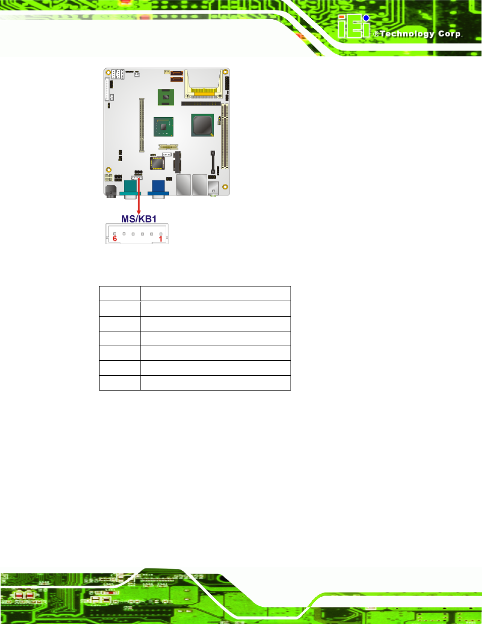 9 lcd backlight inverter connector, Figure 4-9: keyboard/mouse connector location, Table 4-8: keyboard/mouse connector pinouts | IEI Integration eKINO-945GSE v1.12 User Manual | Page 57 / 215
