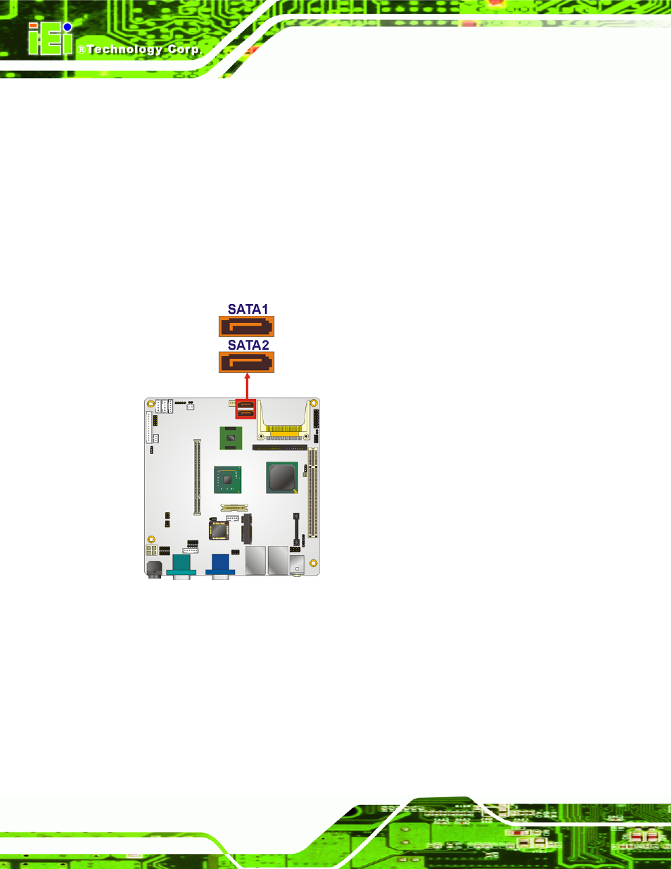 15 sata drive connectors, 16 sata power connectors, Figure 4-16: sata drive connector locations | IEI Integration eKINO-945GSE v1.12 User Manual | Page 64 / 215