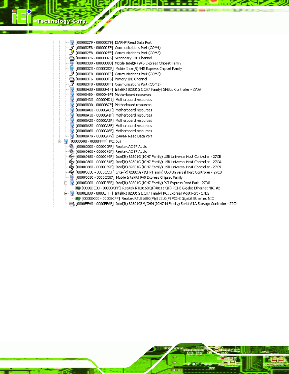 IEI Integration KINO-945GSE v1.10 User Manual | Page 184 / 190