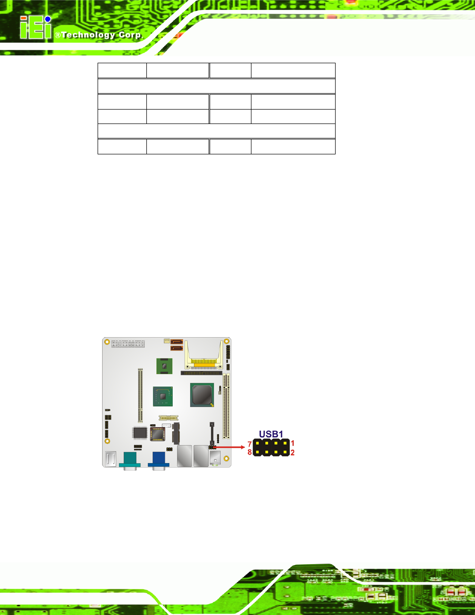 17 usb connectors, 16 usb connectors, Figure 4-17: usb connector pinout locations | Table 4-17: tv port connector pinouts | IEI Integration KINO-945GSE v1.10 User Manual | Page 74 / 190