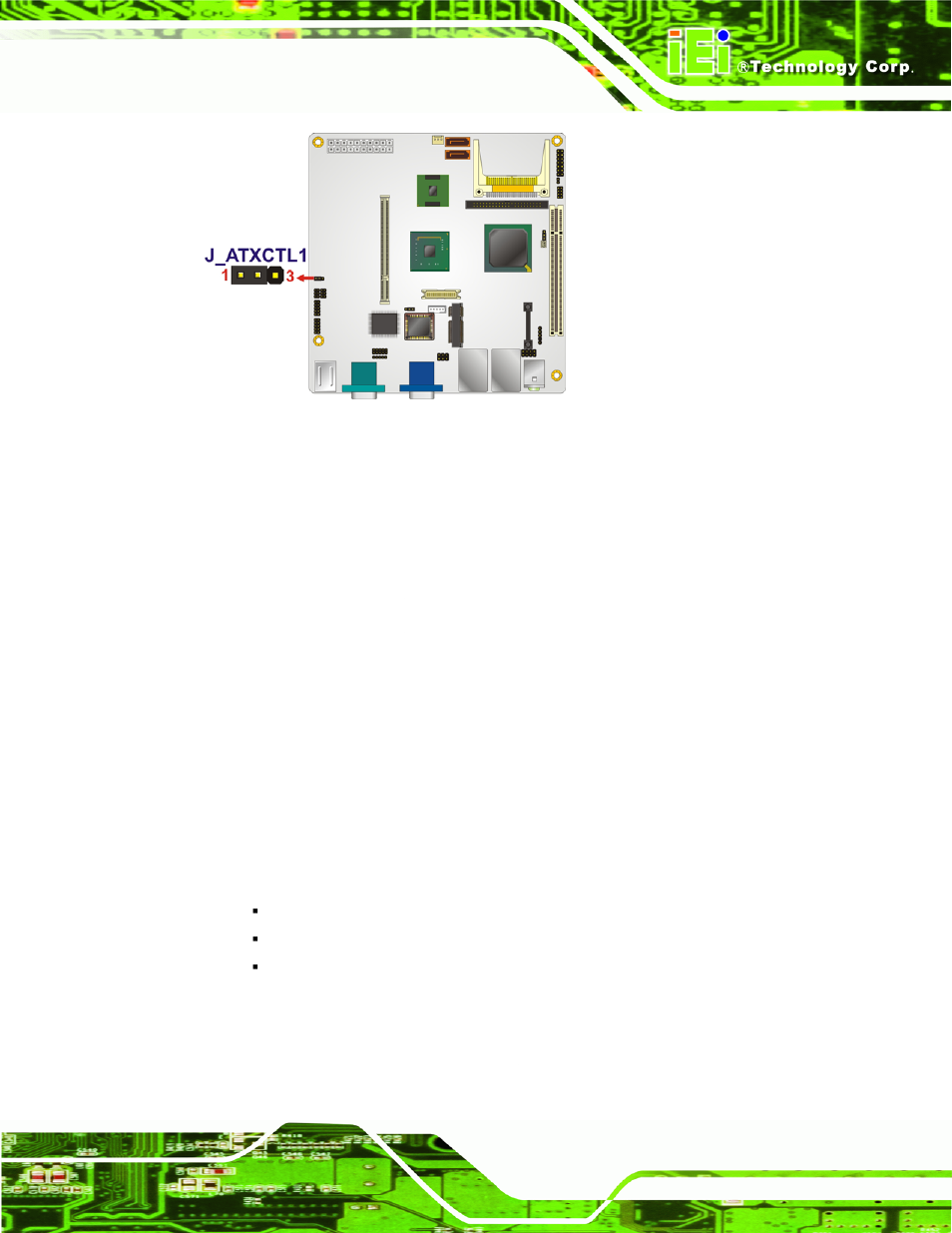 2 clear cmos jumper, Figure 5-3: at/atx power selection jumper location | IEI Integration KINO-945GSE v1.10 User Manual | Page 89 / 190