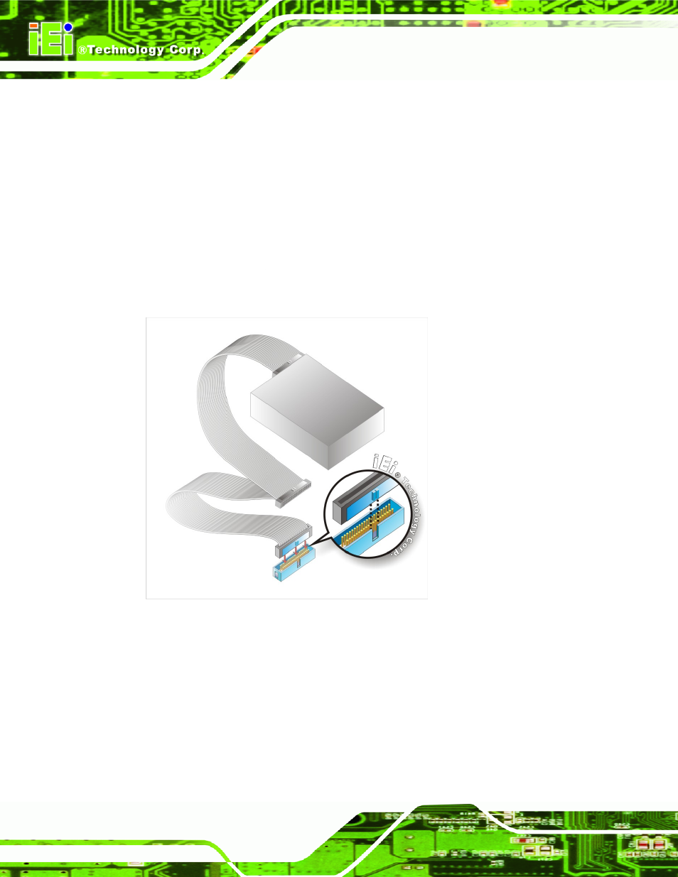 1 ata flat cable connection, Figure 5-9: ide cable connection | IEI Integration KINO-945GSE v1.10 User Manual | Page 96 / 190