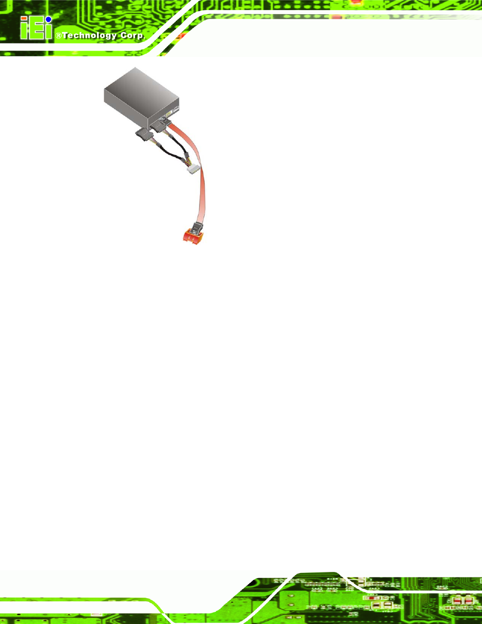 3 dual rs-232 cable with slot bracket, Figure 5-11: sata power drive connection | IEI Integration KINO-945GSE v1.10 User Manual | Page 98 / 190