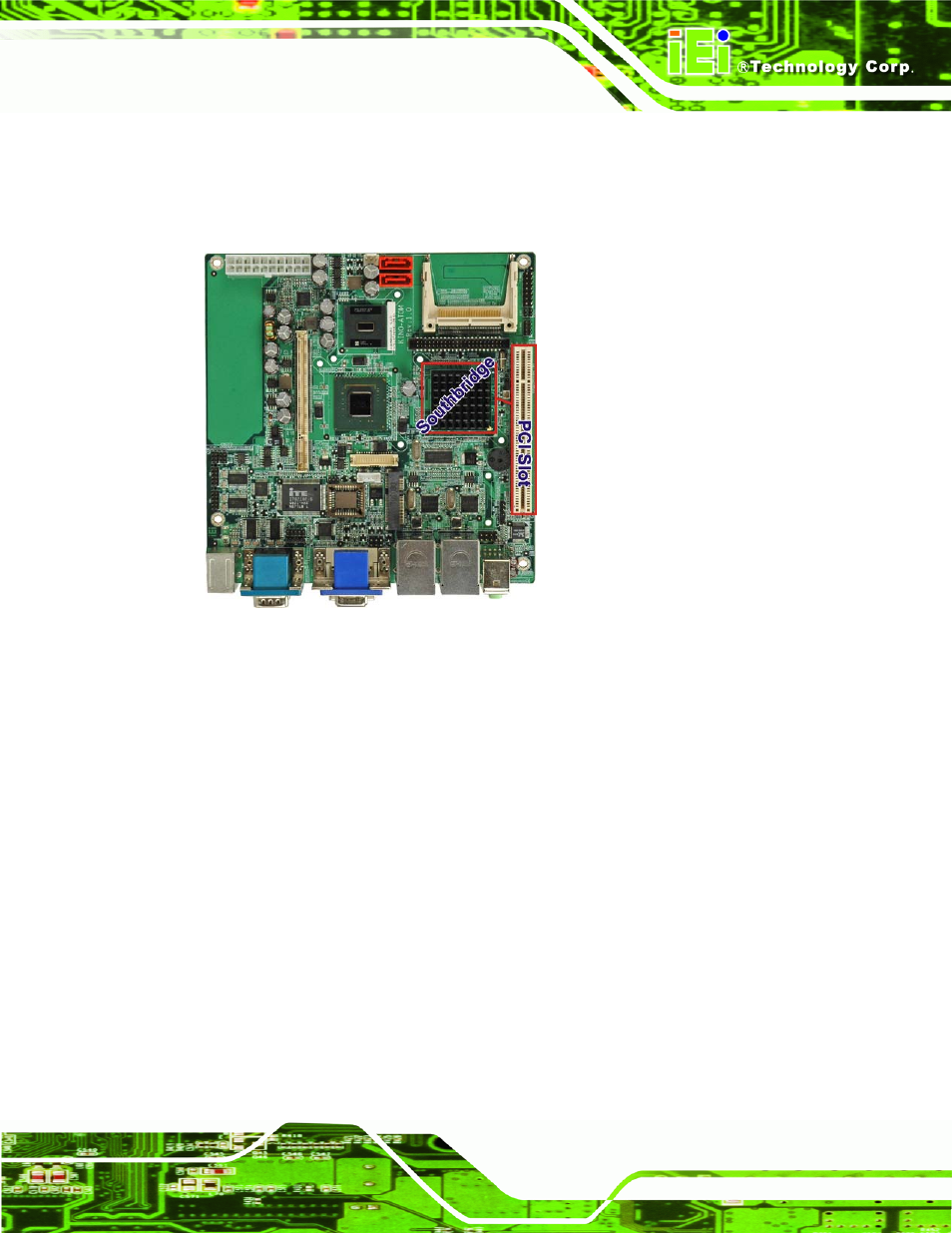 1 pci expansion card slot, 5 pcie bus, 1 pcie gbe ethernet | Figure 2-12: pci edge connector | IEI Integration KINO-945GSE v1.07 User Manual | Page 37 / 189