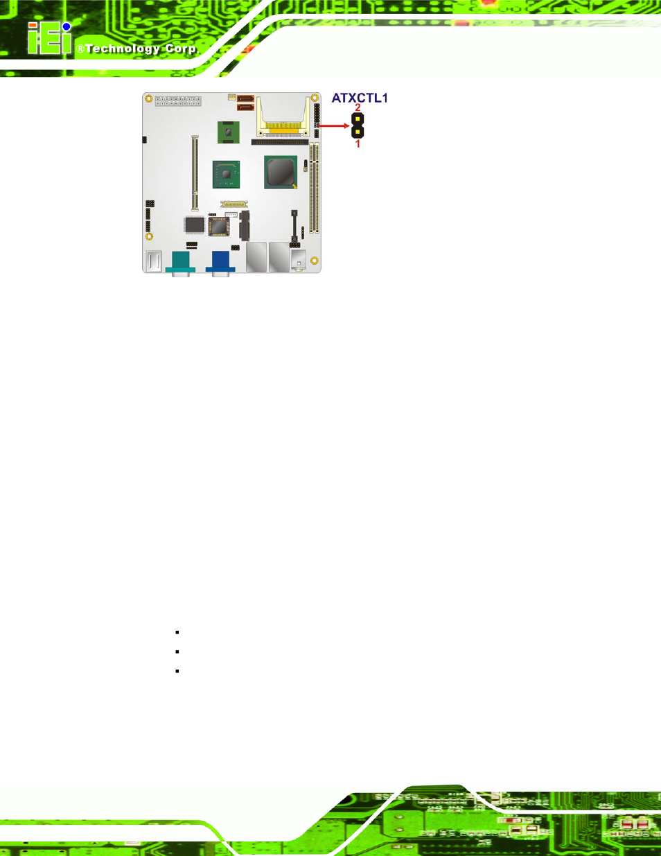 2 clear cmos jumper, Figure 5-3: at/atx power selection jumper location | IEI Integration KINO-945GSE v1.07 User Manual | Page 88 / 189