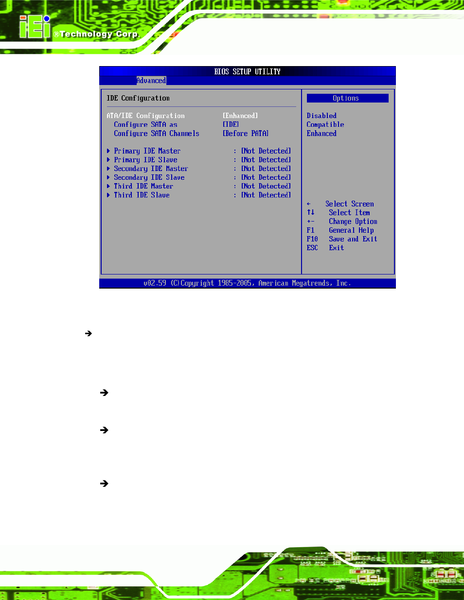 Menu 4: ide configuration | IEI Integration KINO-9453 v1.00 User Manual | Page 108 / 229