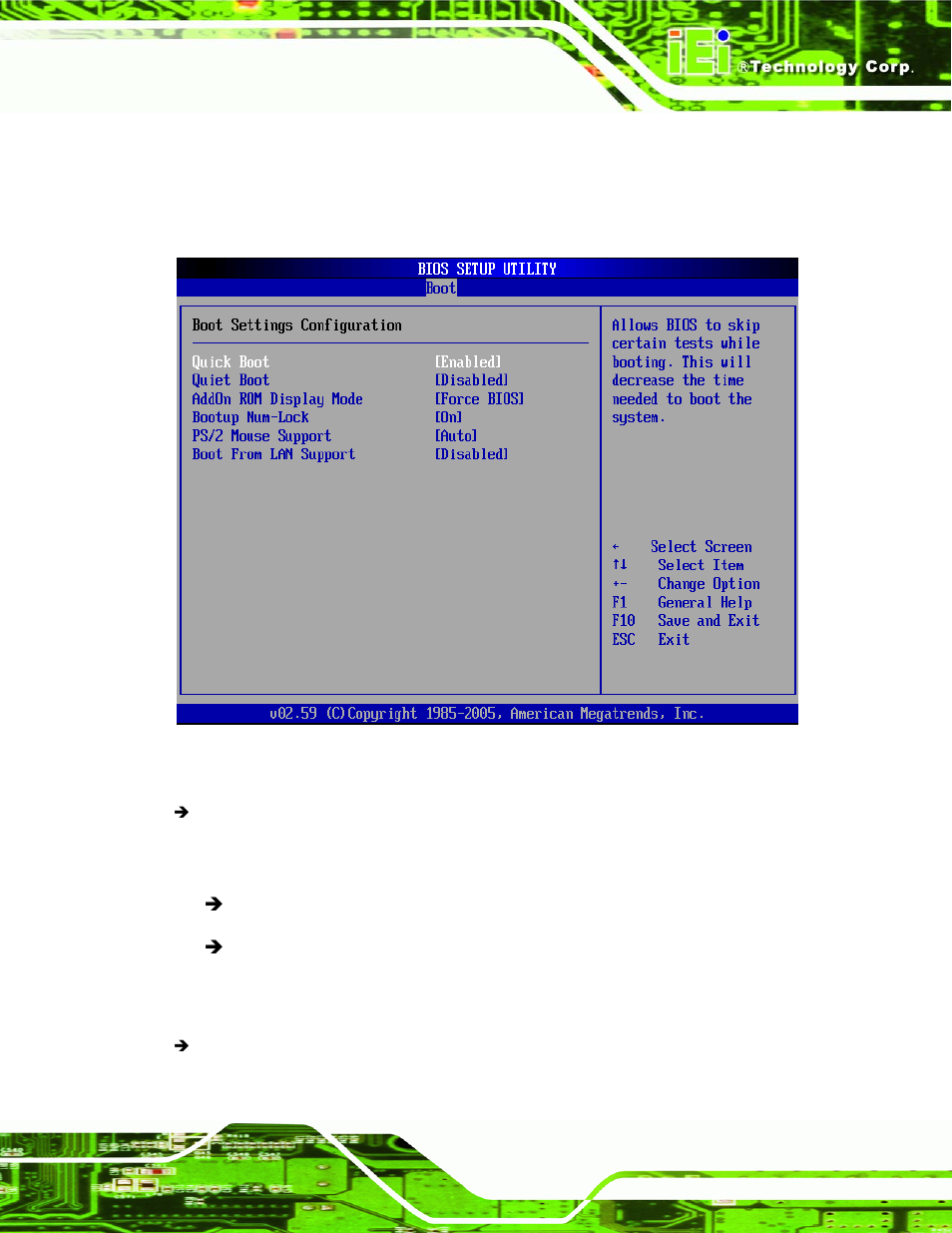 1 boot settings configuration, Menu 16: boot settings configuration | IEI Integration KINO-9453 v1.00 User Manual | Page 143 / 229