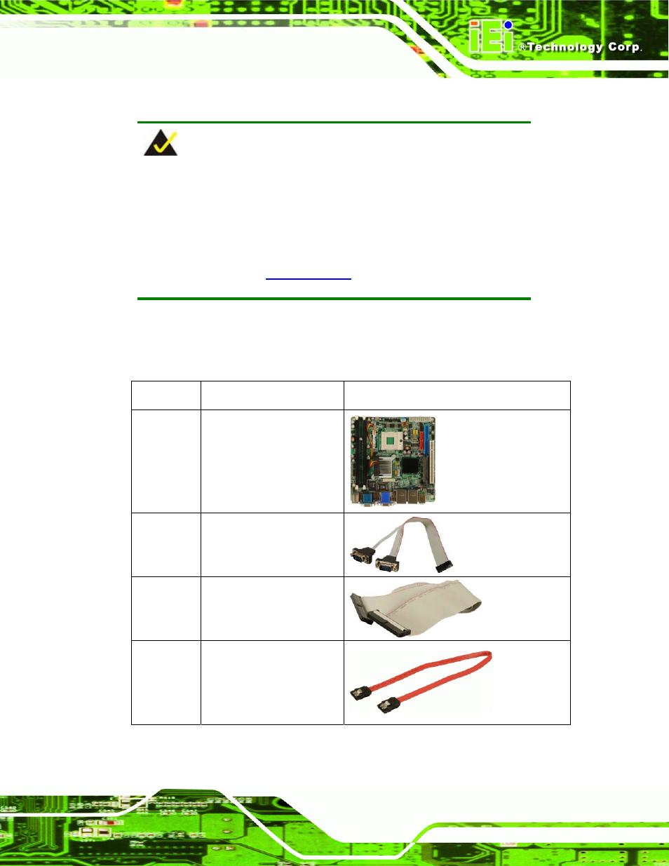 3 unpacking checklist, 1 package contents, Npacking | Hecklist | IEI Integration KINO-9453 v1.00 User Manual | Page 43 / 229