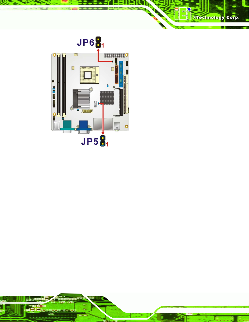 2 clear cmos jumper, Figure 5-8: at/atx power select jumper location, See figure 5-8 | Own in figure 5-8 | IEI Integration KINO-9453 v2.00 User Manual | Page 85 / 229