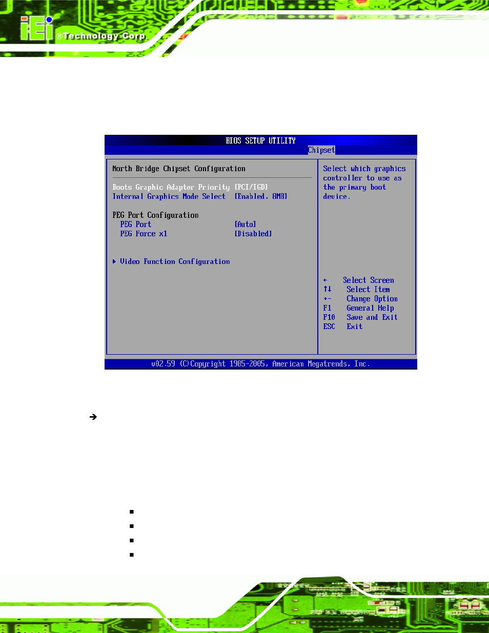 1 northbridge configuration, Menu 21:northbridge chipset configuration | IEI Integration KINO-9453 v2.10 User Manual | Page 151 / 193