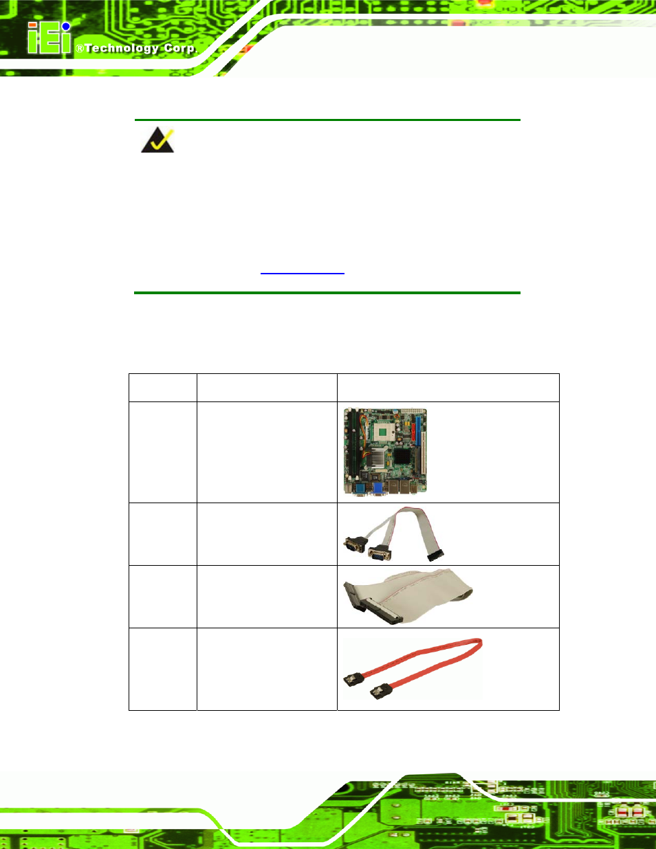 3 unpacking checklist, 1 package contents, Npacking | Hecklist | IEI Integration KINO-9453 v2.10 User Manual | Page 43 / 193