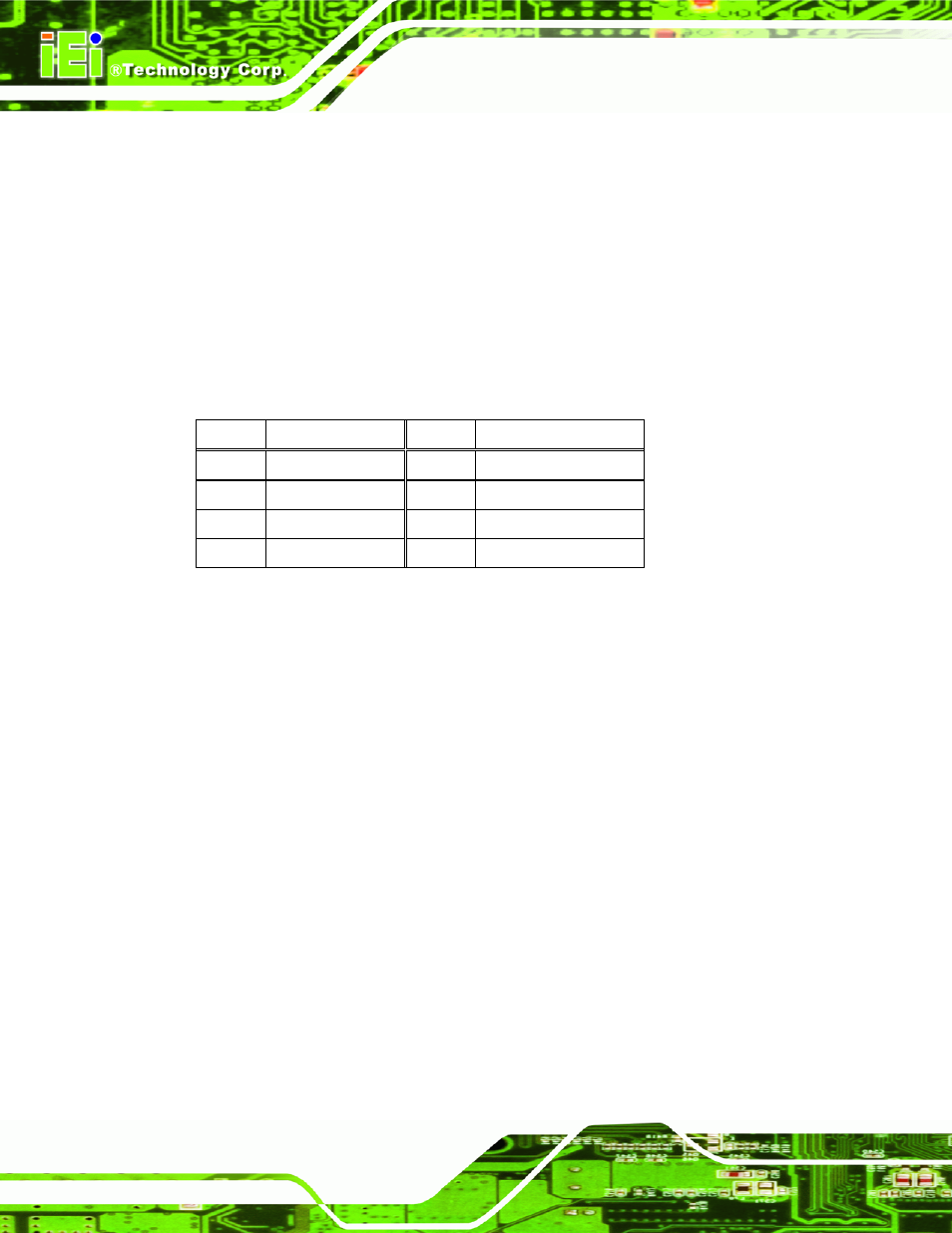 7 usb connector, Table 4-21: external usb connector pinouts | IEI Integration KINO-9453 v2.10 User Manual | Page 69 / 193