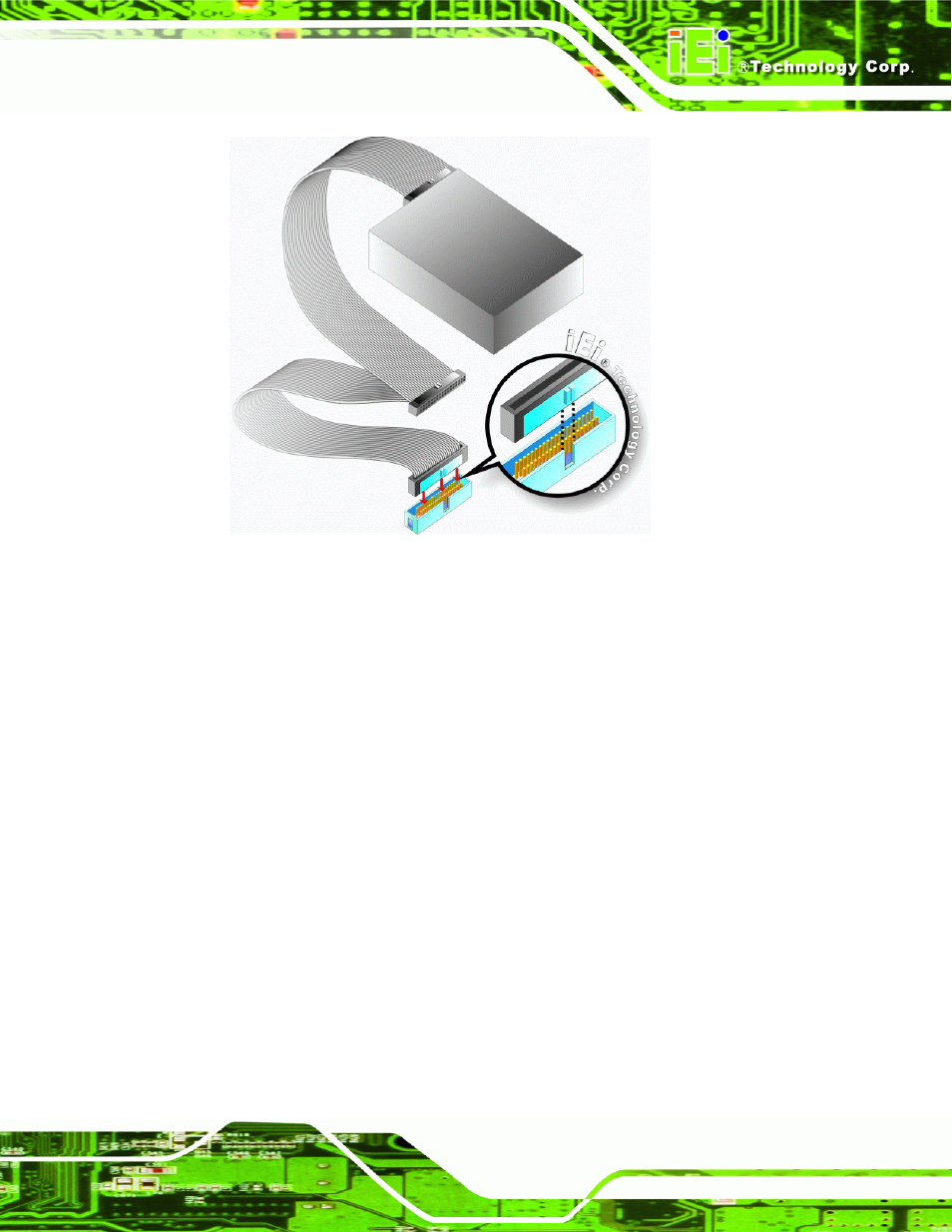 3 dual rs-232 cable connection, Figure 5-14: ide cable connection | IEI Integration KINO-9453 v2.10 User Manual | Page 92 / 193