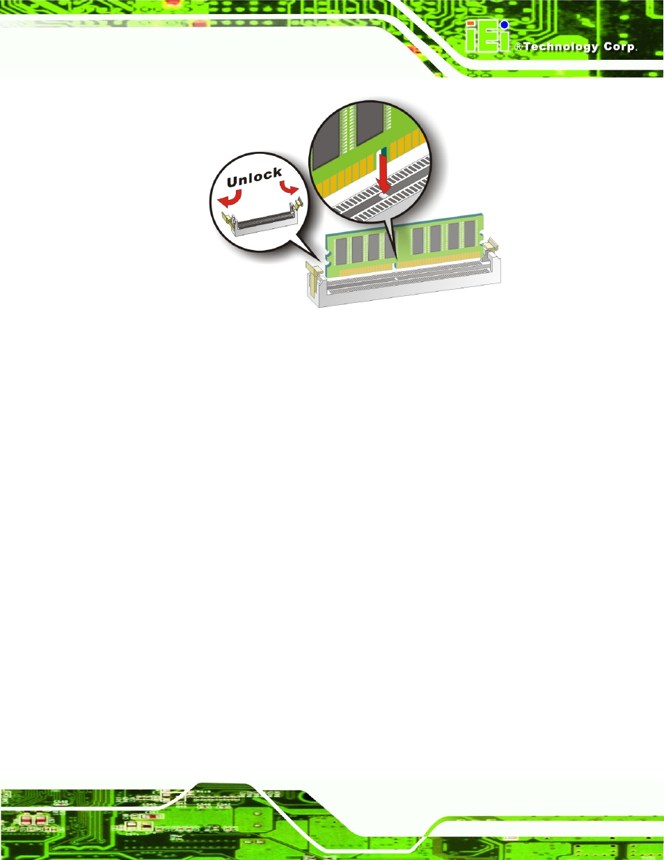 Figure 5-6: installing a dimm | IEI Integration KINO-9652 v1.00 User Manual | Page 101 / 269