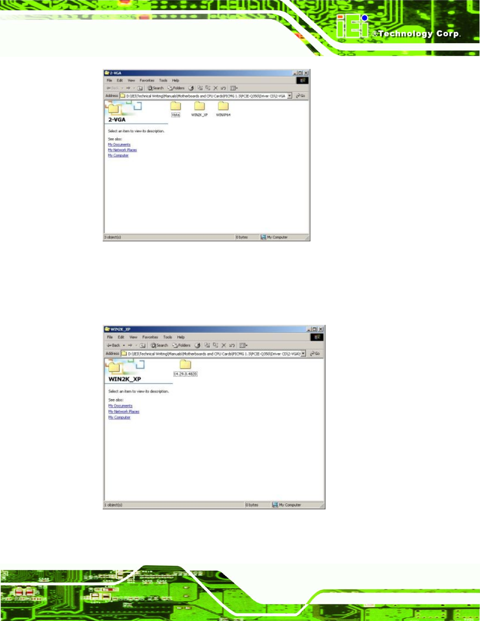 Figure 7-10: select the operating system, Figure 7-11: intel® driver directory | IEI Integration KINO-9652 v1.00 User Manual | Page 179 / 269