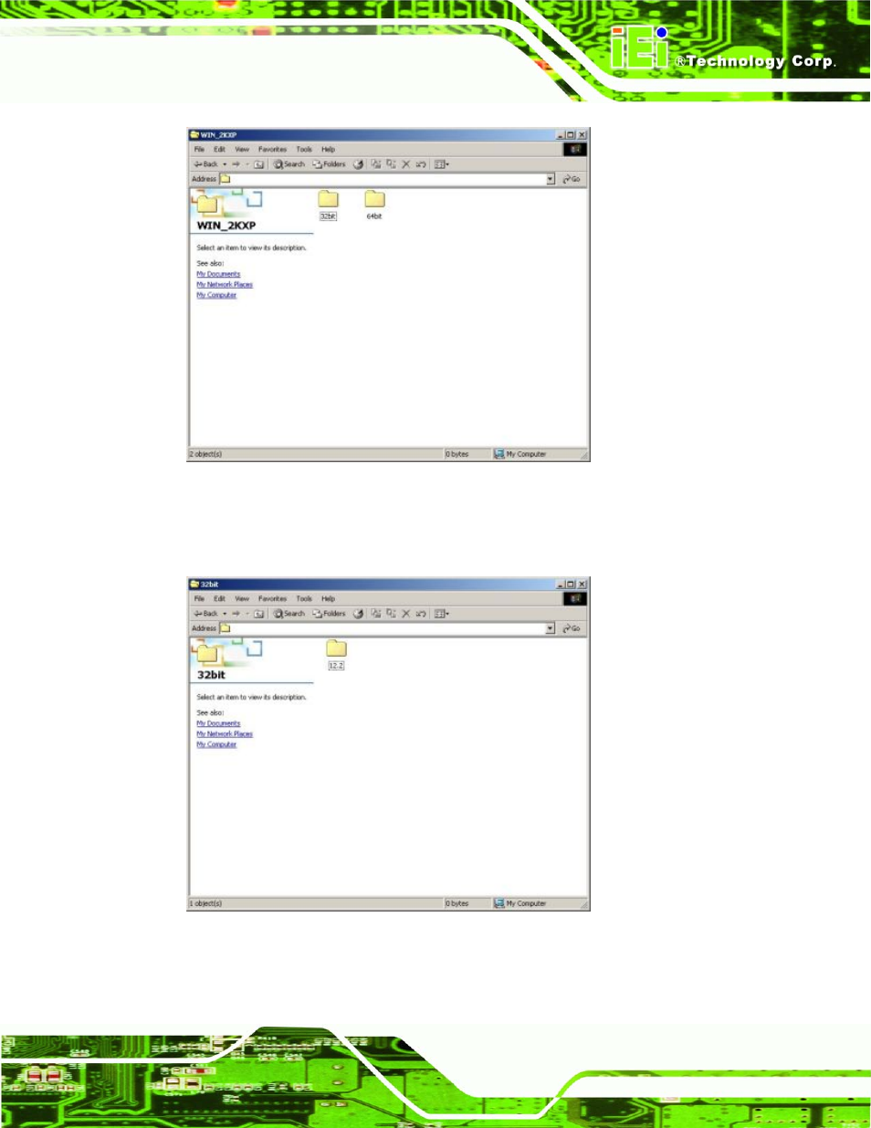 Figure 7-31: select operating system type, Figure 7-32: driver directory | IEI Integration KINO-9652 v1.00 User Manual | Page 193 / 269