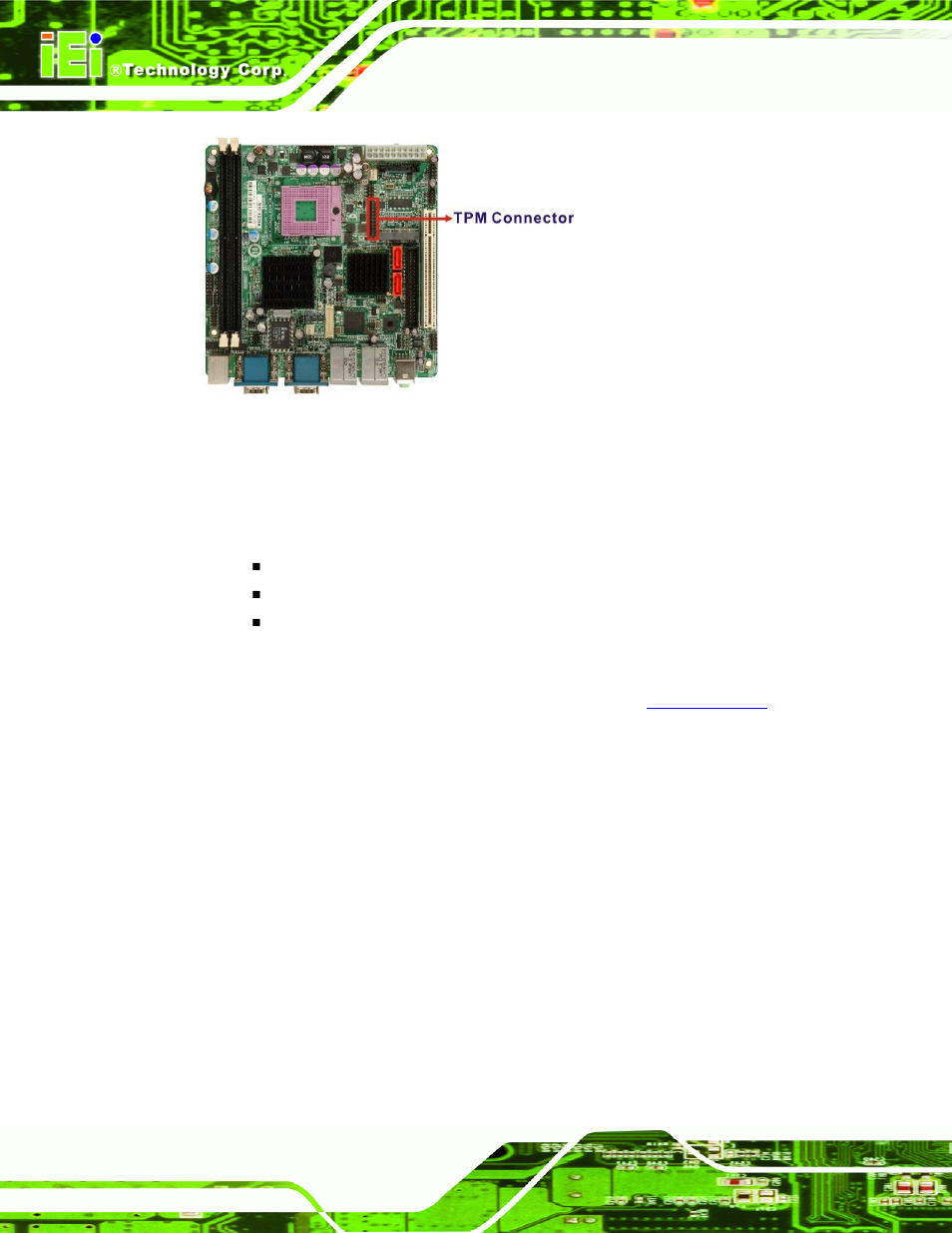 3 super i/o chipset, Figure 2-15: tpm connector | IEI Integration KINO-9652 v1.00 User Manual | Page 48 / 269