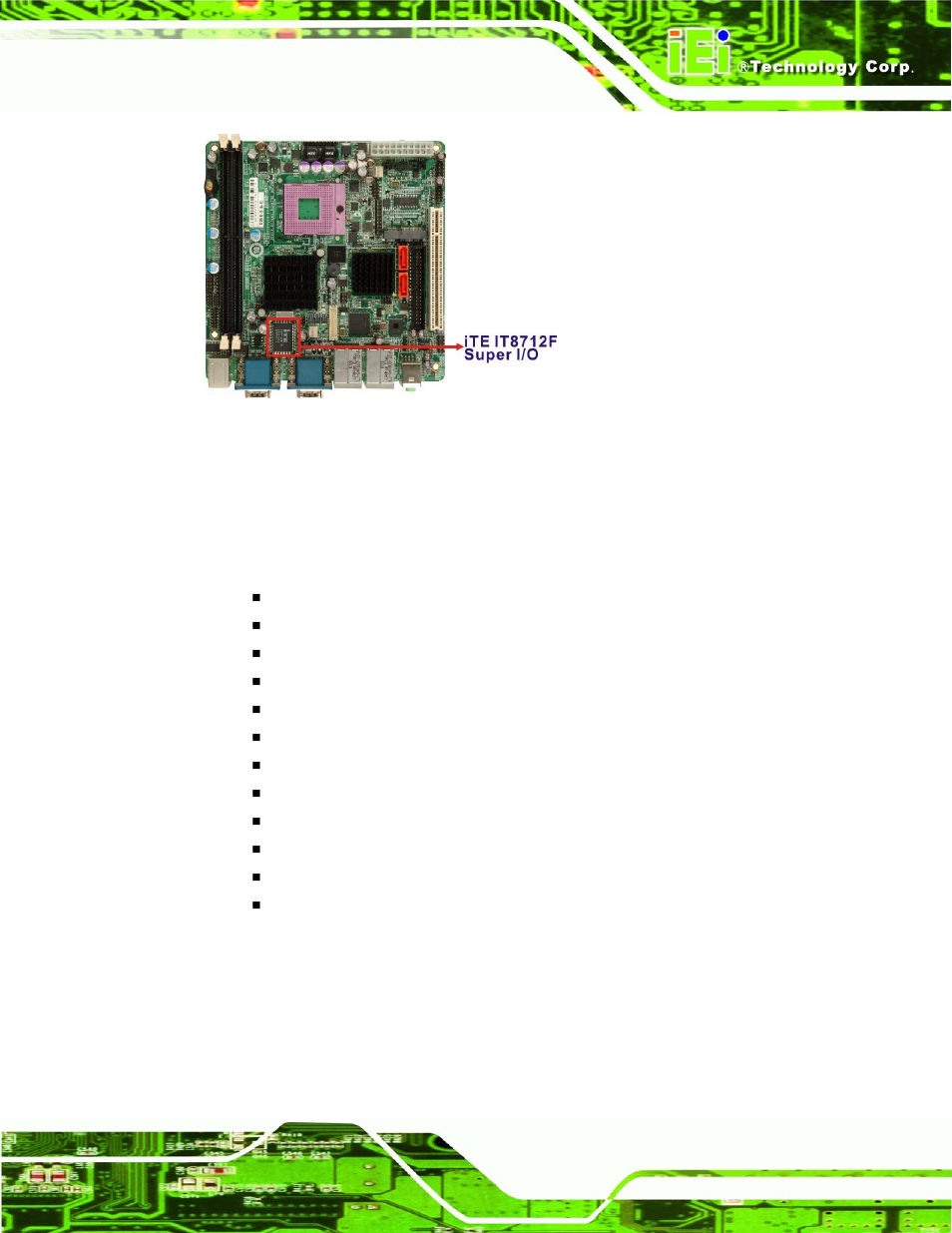 Figure 2-16: ite it8712f super i/o | IEI Integration KINO-9652 v1.00 User Manual | Page 49 / 269