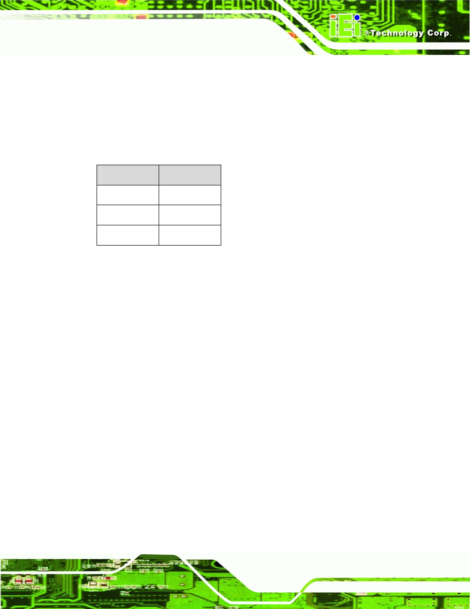 3 power consumption, Table 2-3: power consumption | IEI Integration KINO-9652 v1.00 User Manual | Page 53 / 269