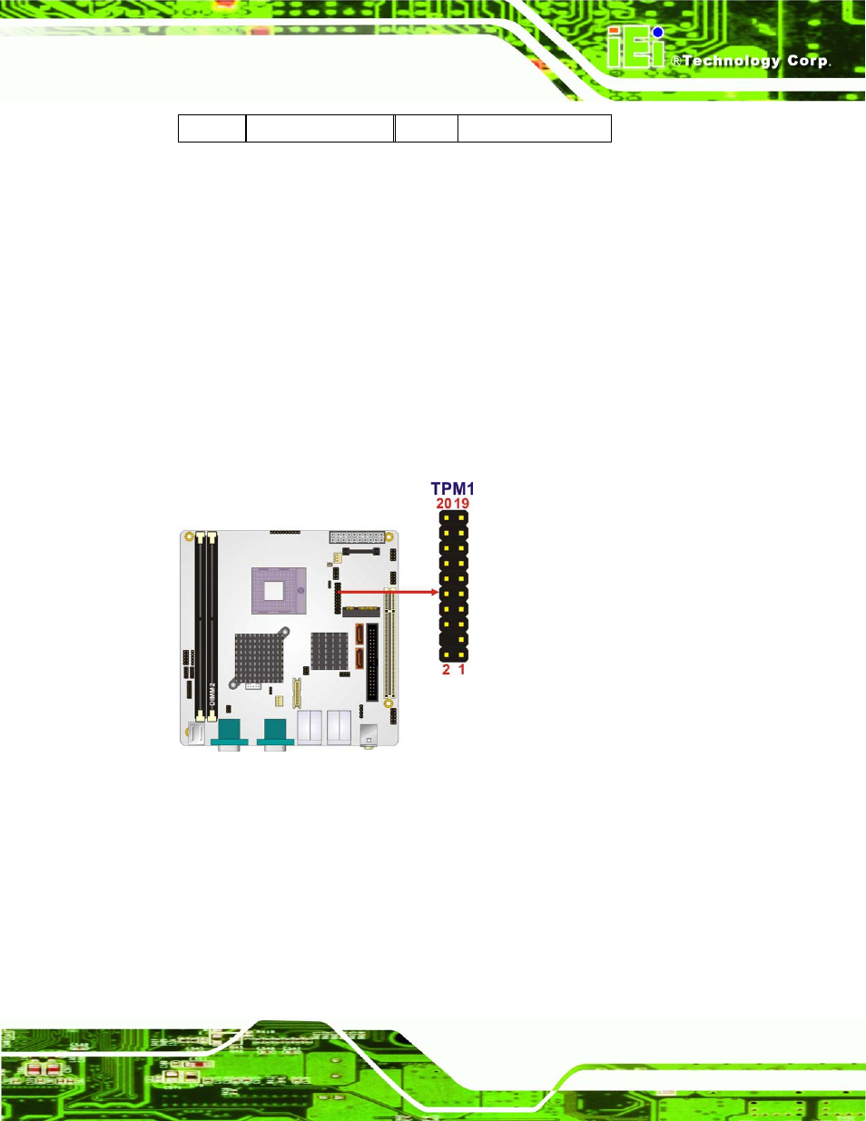 14 trusted platform module (tpm) connector, Table 4-15: com1 pinouts, Table 4-15 | IEI Integration KINO-9652 v1.00 User Manual | Page 81 / 269
