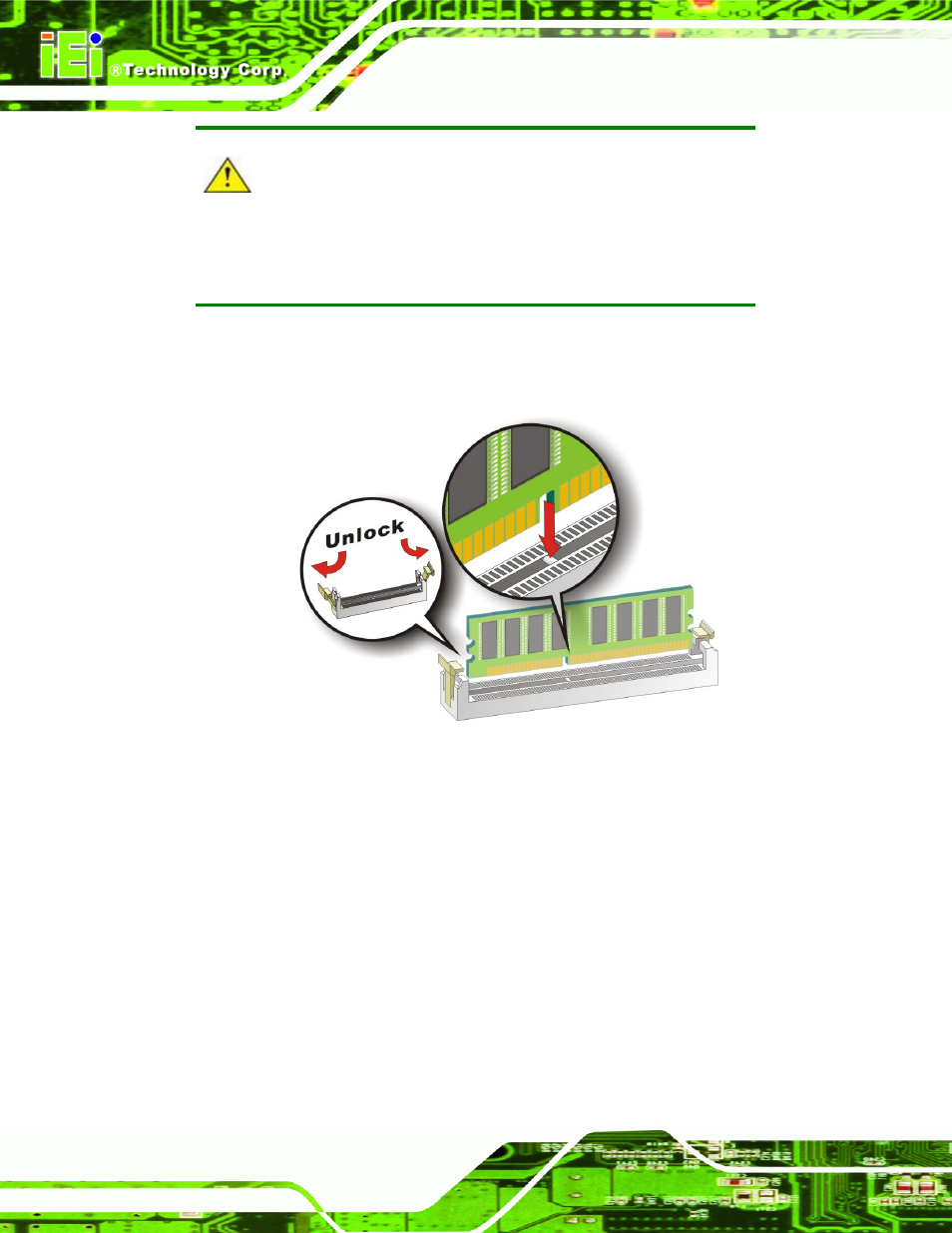 Figure 5-6: installing a dimm | IEI Integration KINO-9652 v1.11 User Manual | Page 100 / 264